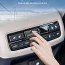 2PCS Car Screen Protector for Hyundai Palisade 2024 2025 2023 2022 2021 2020 Accessories Rear-seat Air Conditioning Nano Touchscreen Protector Film HD Clear Bubble Free