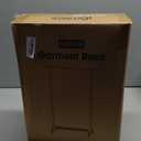 Heavy Duty Stainless Steel Rolling Clothes Rack with Mesh Shelf, Lockable Wheels & Anti-Slip Stoppers, Large Capacity Clothing Organizer for Bedroom, Laundry Room, 42.5" x 16.5" x 65.9", Silver