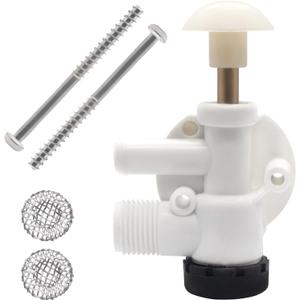 385314349 314349 RV Water Valve Kit Toilet Water Valve Assembly by Sikawai Fit for Dom-etic Sealand VacuFlush Toilet Models