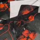 Breling Set of 6 Red Rose Kitchen Towels Vintage Themed Dish Towel Bathroom Decorative Rustic Cloths Tea Towels for Kitchen Bathroom Home Cooking Housewarming Gifts, 14 x 21 Inch