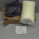 KSIIA Orthopedic Crate Bed: Deluxe Plush Washable Dog Bed for Small Dogs with Egg Crate Foam & Removable Cover, 23 x 17 Inch, Dark Gray