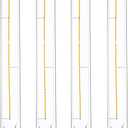 Leools Vintage LED Filament Bulb T300, 6W Dimmable T10 Edison Light Bulb Long Tubular Antique LED Light,E26 Base,Clear Glass,Warm White,2700K, 600LM(60W Equivalent),11.81in(300mm), Pack of 4