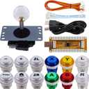 SJ@JX Arcade Game Controller USB Encoder Gamepad Cherry MX Microswitch Button 8way Joystick for Nintendo Switch PC PS3 Retropie Raspberry Pi MAME