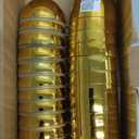 Skirfy Fillable Easter Eggs 3.15" Inch (12 Pack) with Hinge Bulk Golden Bright Plastic Easter Eggs, Perfect for Easter Egg Hunt,Birthday Party Favor