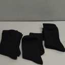 Bzoinien Thin Crew Socks for Women, Ladies Soft Cotton High Calf Boot Socks for Trouser, Dress, Loafer, Casual, Fashion, Business, Work, 6 Pairs, Size: 5-11