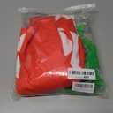 Women's Dress Costume With Pocket Hawaiian Red Dress Halloween Costume Cosplay Leaf Summer Dress (L)