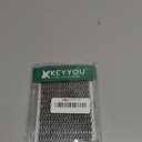 KEYYOU Lash Clusters 300pcs Individual False Eyelashes 40D 0.07C Curl 13mm DIY Eyelash Extension (Black, Nylon, Synthetic, Durable, Natural Appearance, Pair)