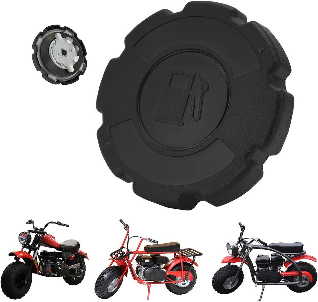 Funparts Gas Fuel Tank Cap for CT200U BT200X CT200U-EX Predator 212cc Baja MB165 MB200 Engine GX160 GX200 37mm 168F RT200 196cc Mini Bike Go Kart Black