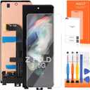 Samsung Galaxy Z Fold3 Screen Replacement for Samsung Z Fold 3 LCD Display SM-F926B F926U F926W LCD Digitizer Screen Touch Assembly Repair Part Outer Small Front(Not Fingerprint)