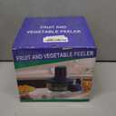 PROTEINIZED 2 in 1 Automatic Peeling Machine  Small Electric Rechargeable Fruit & Veggie Peeler  Keep Blue Guide Plate In For Garlic/Grapes, REMOVE IT FOR APPLES, POTATO & OTHER MEDIUM-SIZE PRODUCE