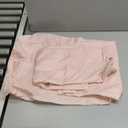 ALYVIA SPRING Pink Shower Curtain Liner Fabric with 3 Magnets - Waterproof Soft Hotel Quality Cloth Shower Curtain for Bathroom, Light-Weight & Machine Washable - Standard Size 72x72, Blush Pink