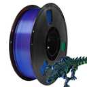 Miailuy 1.75mm Tricolor PLA 3D Printer Filament(SilkBlueGreenOrange), Iridescent Effect, 3D Silk Rainbow Filament Changes Color with Viewing Angle, Dimensional Accuracy +/-0.02mm, 2.2lbs/Spool