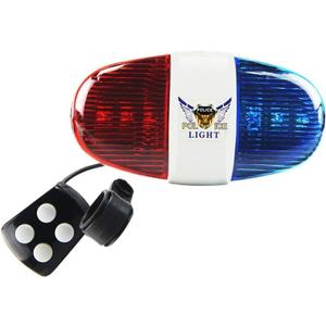 Kids Bike Police Sound Light - Oumers Electronic Horn Bike LED Light, Christmas Birthday Gift New Year Present for Your Children (Batteries Not Included)