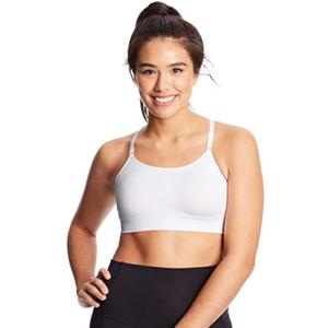 C9 Champion Women's Medium Support Seamless Cami Bra (X-Large, True White)