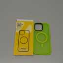 MOCCA Strong Magnetic for iPhone 15 Pro Max Case, [Compatible with Magsafe][13FT Military Drop Protection] Slim Translucent Matte Shockproof Case for iPhone 15 ProMax Case 6.7'' - Fluorescent Green