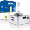 D5S Xenon HID Headlight Bulb,6000K Cool White DC 12V 35W, Replacement Headlamp for High Low Beam, 1 Pc