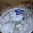 Fanbulous 20" Outdoor Ceiling Fan with Light, Waterproof Caged Gazebo FanIP65, Weatherproof, Plug in, Remote&APP Control, 3CCT Dimmable,2H Timer, Caged, with Hanging Hook for Patio, Porch, Pergola