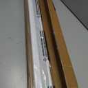 LazBlinds Cordless Cellular Shades, No Tools No Drill Blackout Honeycomb Shades Pleated Blinds for Windows, 44.5'' W x 48'' H, Silver White