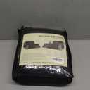 XINEAGE Water Resistant Recliner Cover, 3 Seat Sofa Covers with Pockets, Quilted Thick Protector Cover for Dog Pets with Non Slip Backing and Strap (Black)