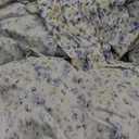 Amazon Basics Soft, Easy Care Deluxe Brushed Microfiber Queen Bed Sheets, 4-Piece, Blue Floral