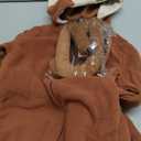 Kids Monkey Onesie Pajamas - Flannel Hooded Animal Jumpsuit Sleepwear for Boys Girls, Halloween Costume & Cosplay (4-6 T)