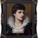 Gothic Picture Frame 8x10 Black Vintage Picture Frames Antique Ornate Baroque Victorian for Wall or Tabletop Display, Fits 8x10 or 5x7 Photo with Mat