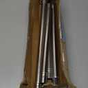 Chrome Shower Curtain Rod 31 to 68 Inch,1 Inch Diameter Adjustable Spring Tension Curtain Rod No Drilling Stainless Steel Telescoping Rod,No Rust