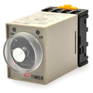 Baomain AC 110V AH3-3 Time Delay Relay Solid State Timer 8 Pins 10 Min with Socket