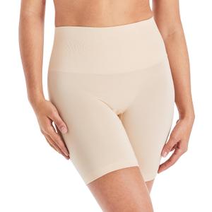 Maidenform Women's Shapewear, Tummy Control Thigh Slimmer Seamless Short, Best Shaping Mid-Thigh Shorts Shapewear for Women (XX-Large, Latte Lift)