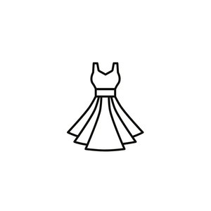 Women's Dress, Size XL, Black Color