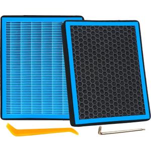 DR3Z19N619A Cabin Air Filter With Activated Carbon For 2015-2022 Ford F150 F250 F350 F450 F550 Super Duty Expedition,Lincoln Navigator, F-150 F-250 F-350 F-450, 2015 2016 2017 2018 2019 2020 2021 2022