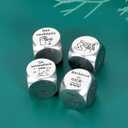 2 x 4PCS Sex Toy Sex Dice Game for Couple 10th Anniversary Steel Gift for Women Men Fathers Day Presents for Him Men Valentines Gifts for Boyfriend Girlfriend Husband Birthday Gifts from Wife Christmas
