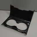 Car Center Console Armrest Front Cup Holder Trim Panel for Mazda CX-5 CX5 2017 2018 2019 2020 2021 2022 2023 2024 2025 Auto Interior Accessories CupHolder Decor Cover Carbon Fiber Style Kit Accessory