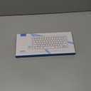 OMOTON 2.4G Wireless Keyboard, Ultra-Slim Compact Mini Keyboard with Type-C & USB-A Receiver, Compatible with Desktop Laptop Tablet PC Smart TV and Windows 11/10/8/7 - Grey