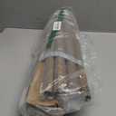 Wood Curtain Rods for Windows: 1 Inch Diameter Heavy Duty Adjustable Curtain Rod 48" to 84", Wood Grain Pattern Blackout Wrap Around Window Rod for Indoor and Outdoor,All Metal