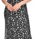 Kensie Women's Flutter Sleeve V-Neck Midi Dress (4)