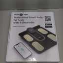 RunStar Smart Scale FSA&HSA Eligible, 8 Electrodes Digital Bathroom Scale for Body Weight and Fat, BMI, Muscle Mass 28 Body Composition Measurement, with Full-Color TFT LCD on Retractable Handle (black)