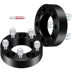 SCITOO 2X 1.5 inch 5x4.5 to 5x4.5 5x114.3mm Wheel Spacers 5 Lug 1/2" x20 Studs Compatible with for Aviator for MKX for Wrangler for Cougar for Ranger for Mu-Stang Wheel spacers