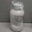 AQUAFIT 64 oz Water Bottle with Time Marker - Straw & Chug Lid - BPA Free Half Gallon Gym Water Bottle with Handle - Big Gallon Jug (White, 64 Ounces)