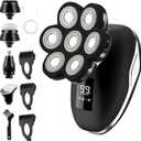 Electric Razors for Women, 7D Electric Shaver for Women, 5 in 1 Lady Shavers, Wet/Dry Bikini Trimmer, Rechargeable Face Razor for Arms Legs Armpit Pubic Area