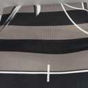 Basketball Rug Non-Slip 3x5 ft,Basketball Court Design for Bedroom Game Room Decor (Black)