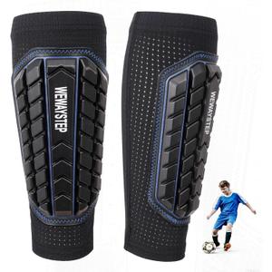 Shin Guards Soccer Kids Youth, Adult Shin Guards with Honeycomb PaddingBreathable & Anti-Slip Calf Compression Sleeves