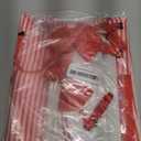 Ramede 12 Pcs Adult 1950s Waiter Costume Kit - Red & White Striped Apron, Chef Hat, Bow Tie - Unisex Adults - Chef Theme - Halloween, Carnival