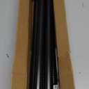 CorkLatta Black Shower Curtain Rod 31 to 80 Inch,1 Inch Diameter Adjustable Spring Tension Stainless Steel Telescoping Rod,Easy Install,No Rust