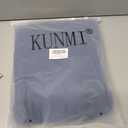 KUNMI Women's Wide Leg Jeans High Waisted Straight Leg Stretchy Denim Pants with Pockets 10