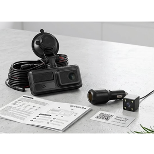 3 Channel Dash Camera for Cars,Loop Recording,170° Wide Angle,32GB Card Included