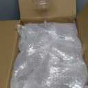 Ciaell 12PCS Plastic Martini Glasses - 10 Oz Disposable Coupe Glasses with Stem - Heavy Duty Margarita Cups for Bars, Cocktails, Whiskey, Parties & Wedding (Clear)