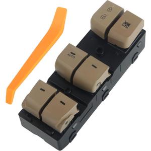 93570-3X000YDA Beige Master Power Window Switch Compatible with Elantra 2011 2012 2013 2014 2015 1.8L 2.0L L4(AUTO)