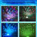 2 x 2 in 1 Northern Galaxy Light, Northern Lights and Ocean Wave Projector with Remote CoLntrol, RGB Colorful Night Light for Bedroom Home Decor Gifts (Aurora & Wave)