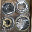 2 Sets 3500lb Trailer Bearing Kit L68149 L44649 Trailer Axle Kit,Boat Trailer Bearing Kit 171255TB Seal Fits for 1-3/8'' to 1-1/16'' Trailer Wheel Bearings 1.98" Dust Caps and Rubber Plugs Cotter Pins